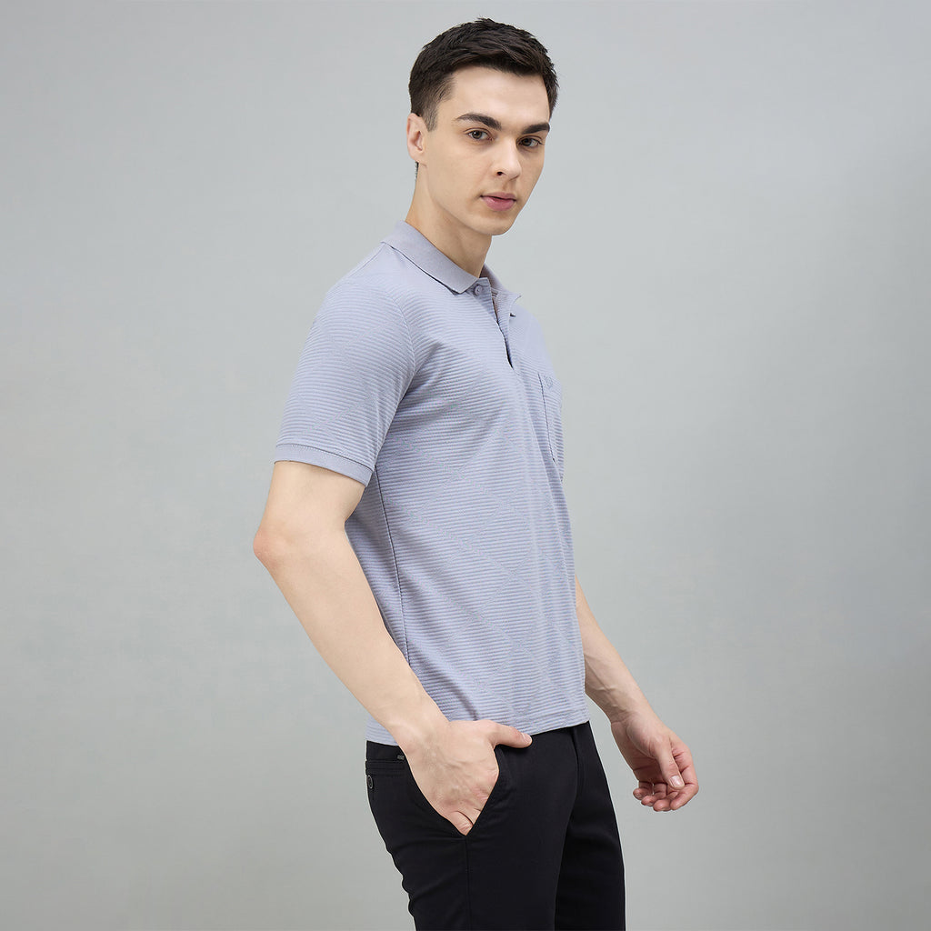 Duke Urban Men Polo Neck Half Sleeve Regular T-Shirt (LF7559)