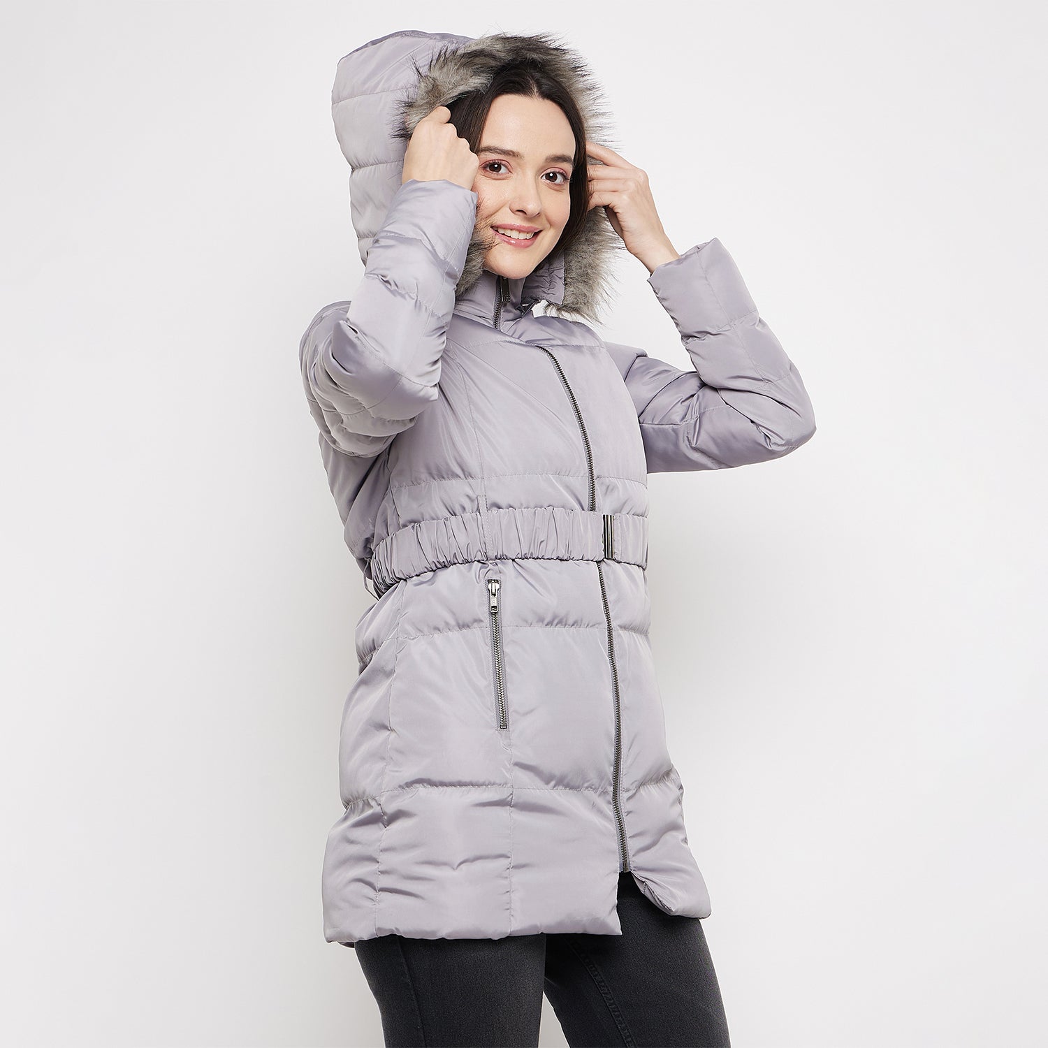 Duke Urban Women Full Sleeve Long Jacket (SDZ4017)