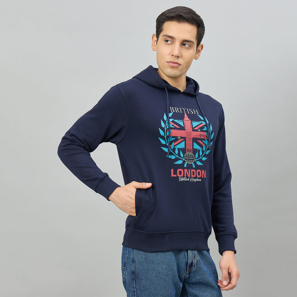 Duke Men Full Sleeve Hooded Regular Sweatshirt (LF6456)