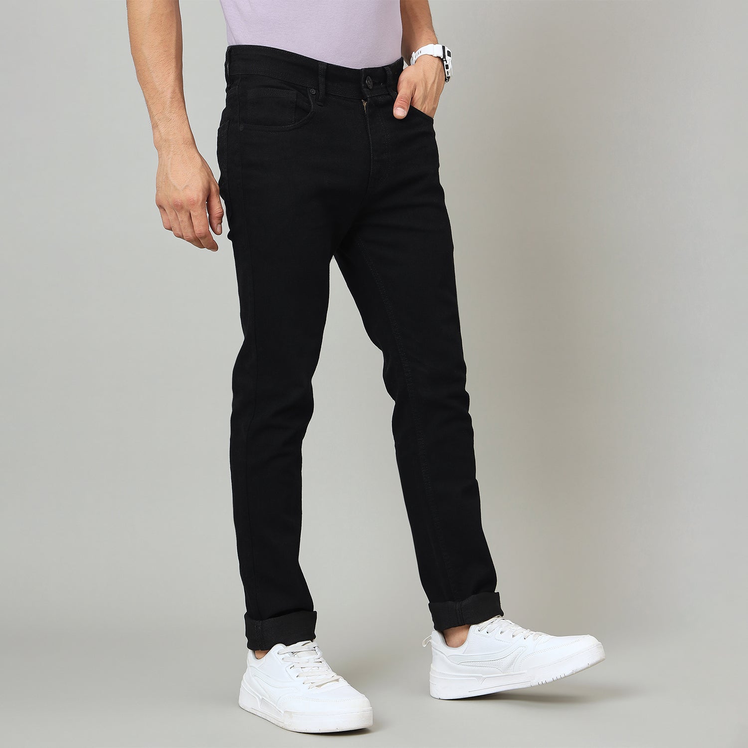 Duke Urban Men Mid-Rise Stretchable Jeans (OND5900N)