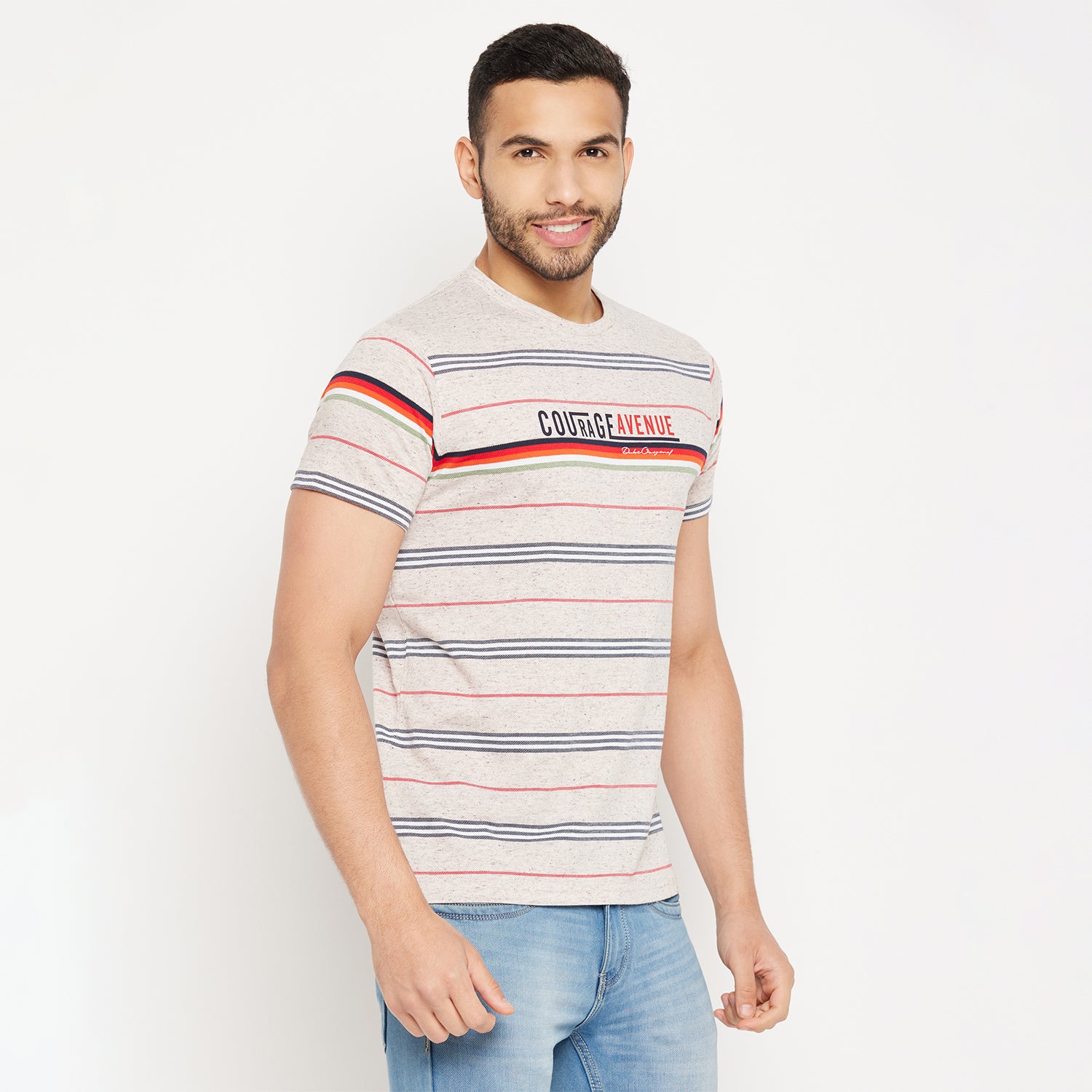 Duke Stardust Men Half Sleeve Round Neck Cotton T-shirt (4022)