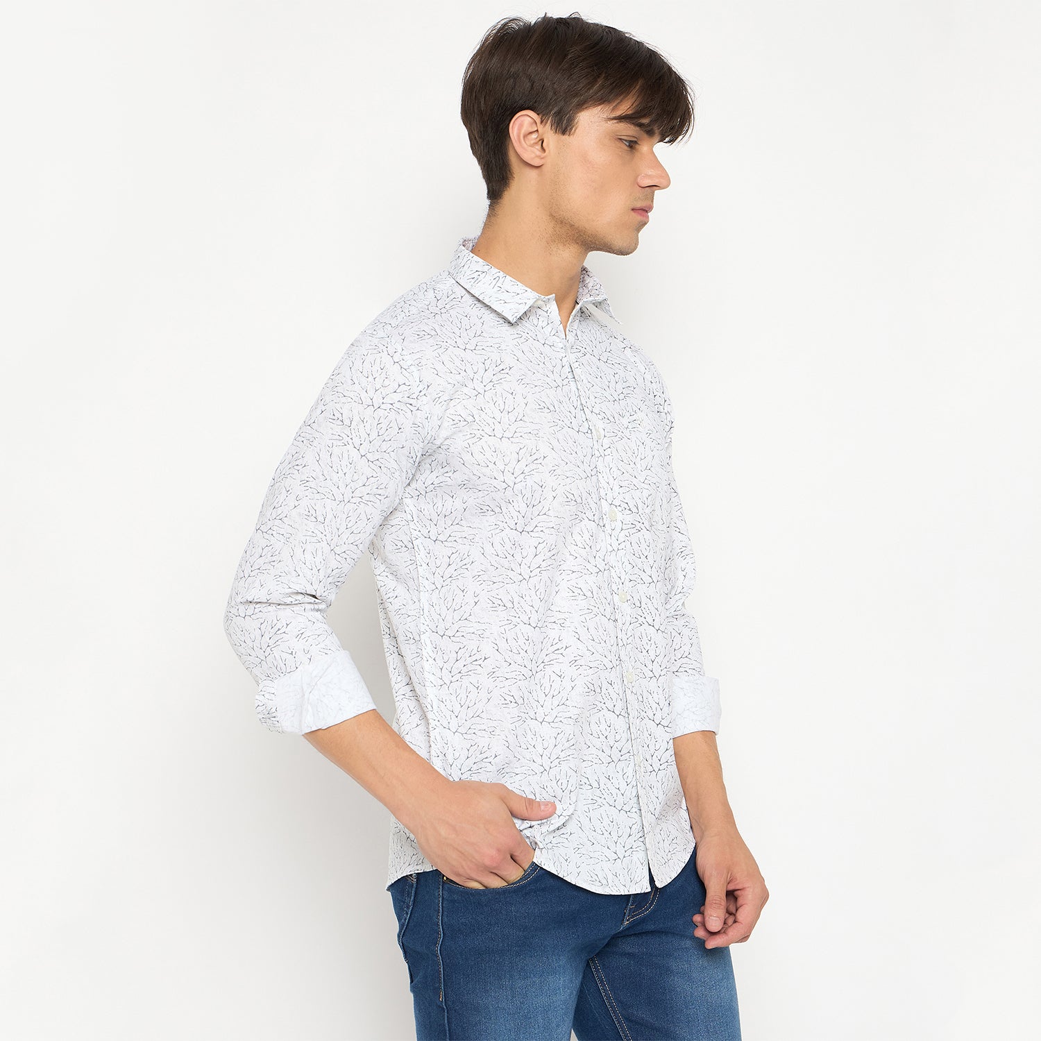 Duke Urban Men Full Sleeve Cotton Shirt (SDO7PRTK)