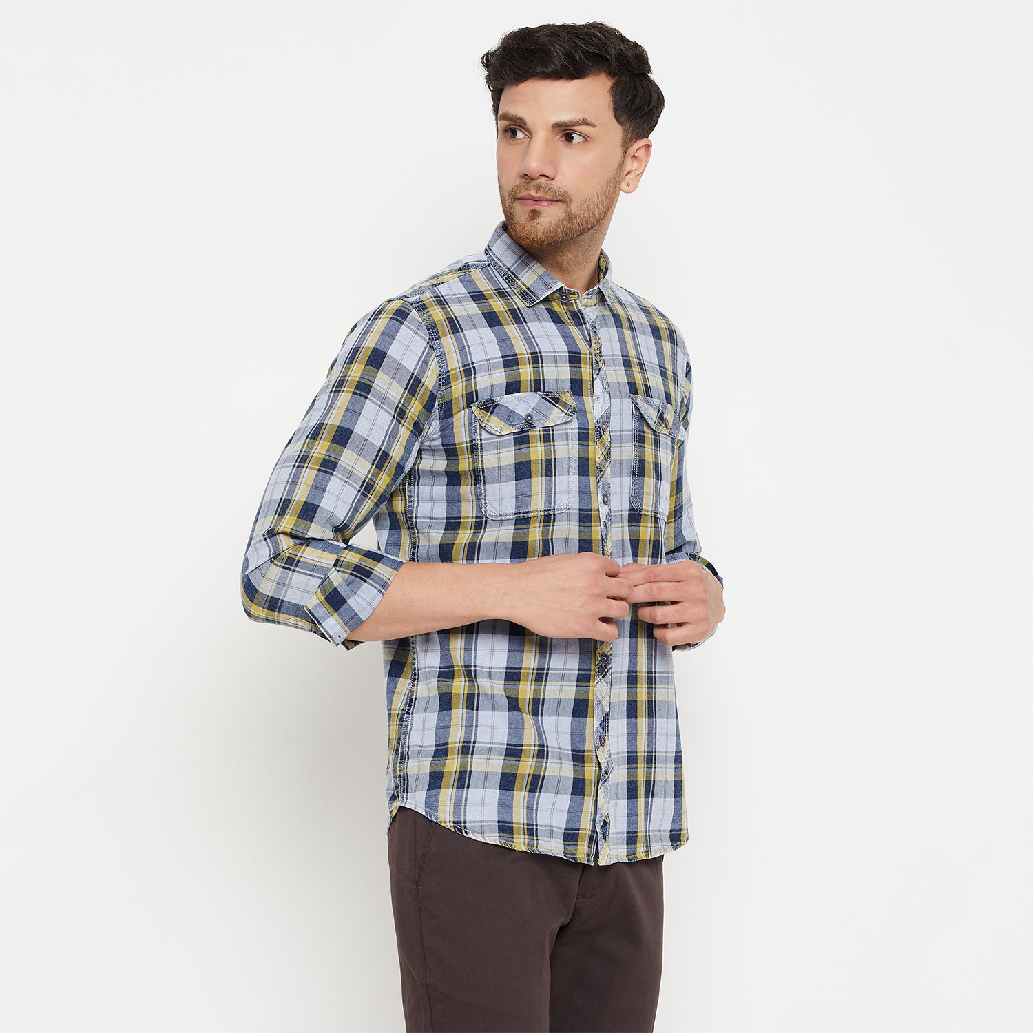 Duke Stardust Men Full Sleeve Cotton Shirt (SDO9CKIA)