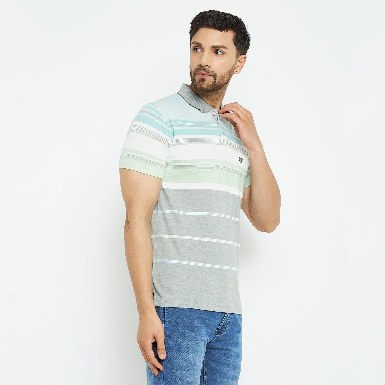 Duke Stardust Men Half Sleeve Cotton T-shirt (LF7076)