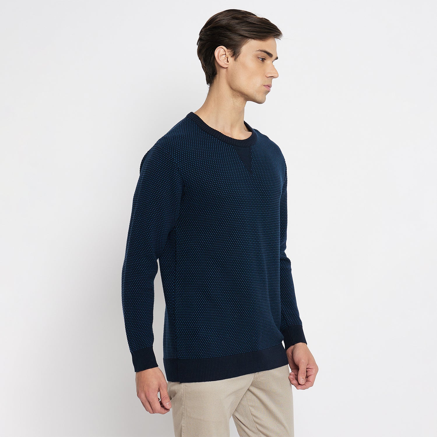 Duke Urban Men Round Neck Full Sleeve Sweater (SDS644)