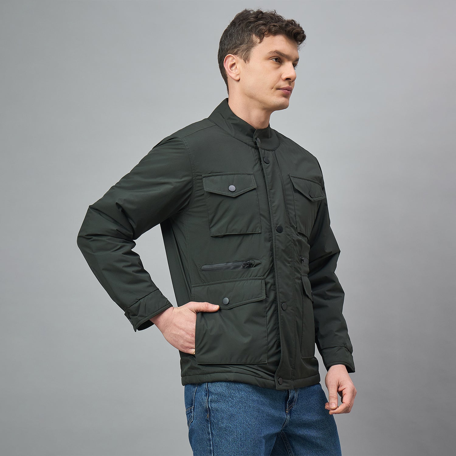 Duke Urban Men Full Sleeve Regular Bomber Jacket (SDZ4070N)