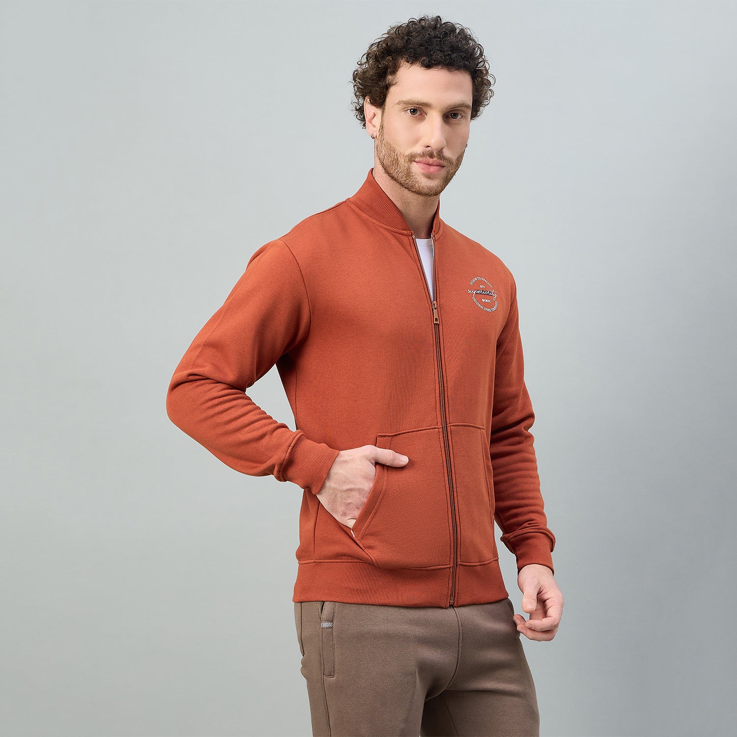 Duke Urban Men Zipper Sweatshirt (LF6294)