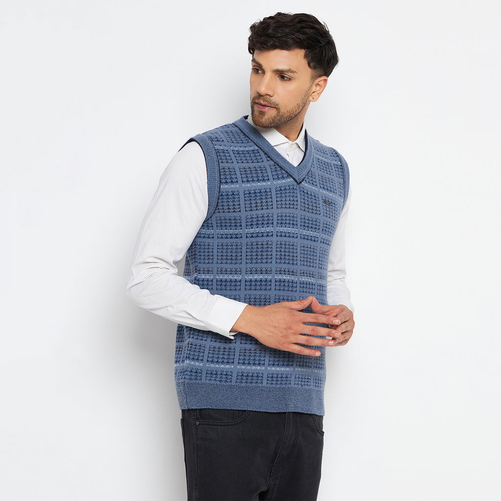 Duke Urban Men Sleeveless V Neck Sweater (SDS2028)