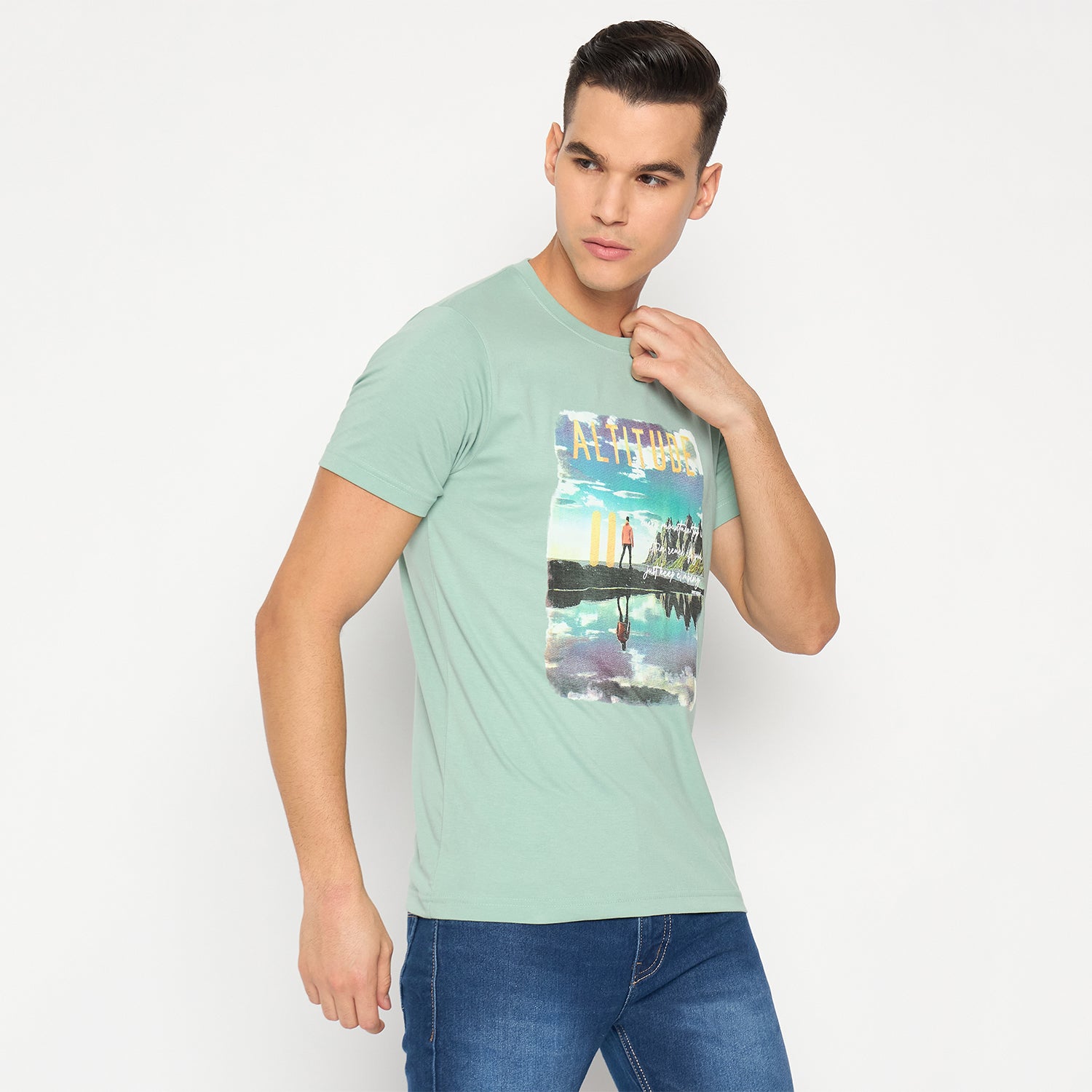 Duke Urban Men Half Sleeve Cotton T-shirt (ONLF262)