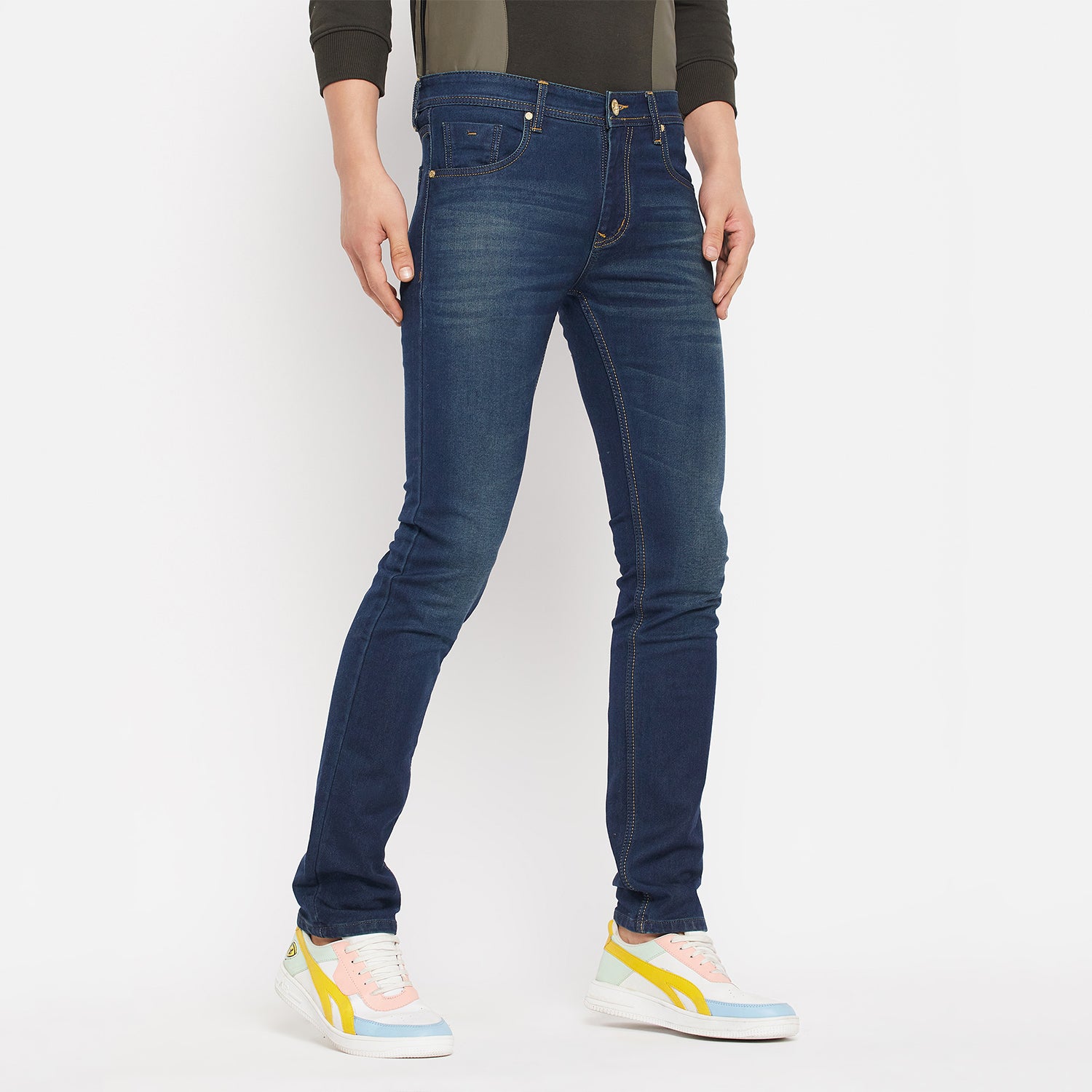 Duke Stardust Men Narrow Bottom Stretchable Jeans (SDD5579)