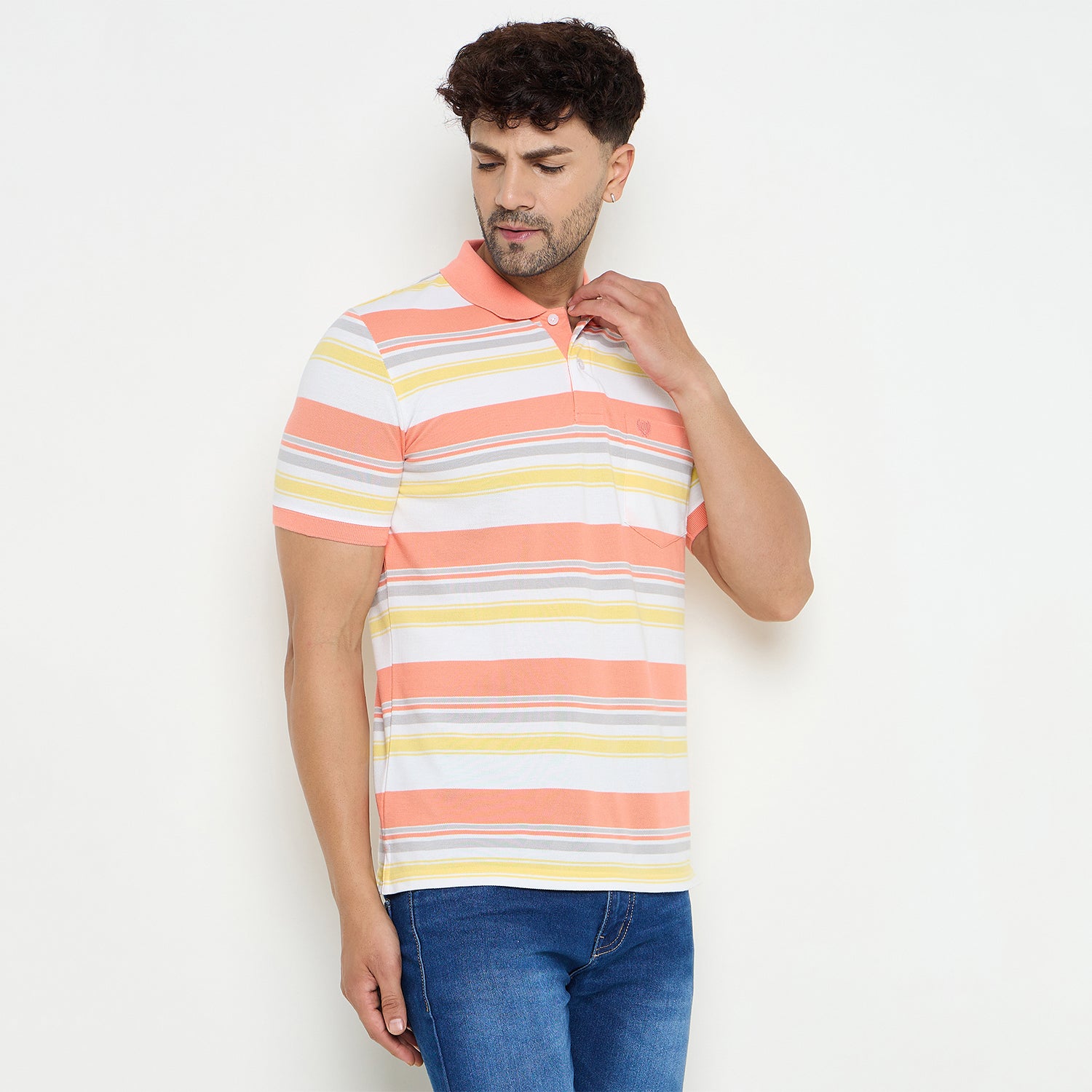 Duke Stardust Men Half Sleeve Cotton Tshirt (LF7274)