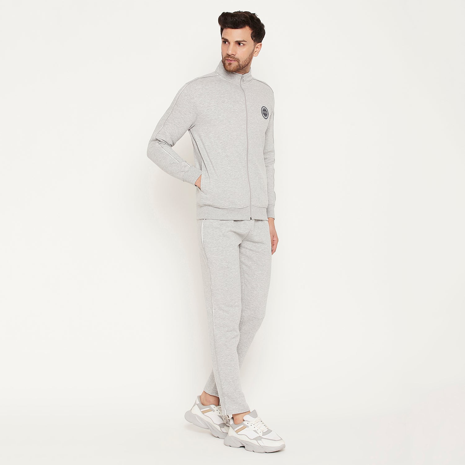 Duke Urban Men Solid Zipper Tracksuit (LF6030)