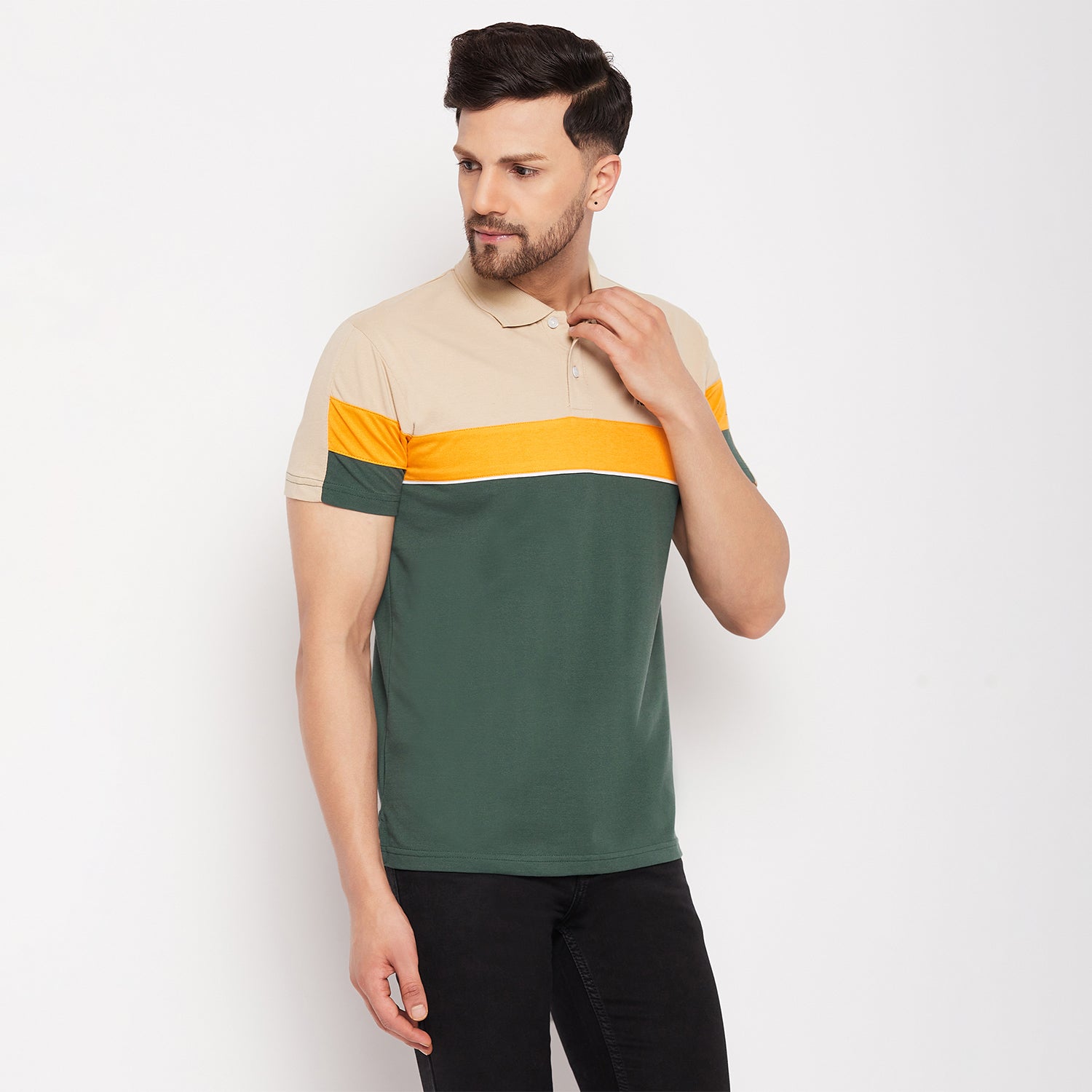 Duke Stardust Men Polo Neck Half Sleeve Cotton T-shirt (1149)