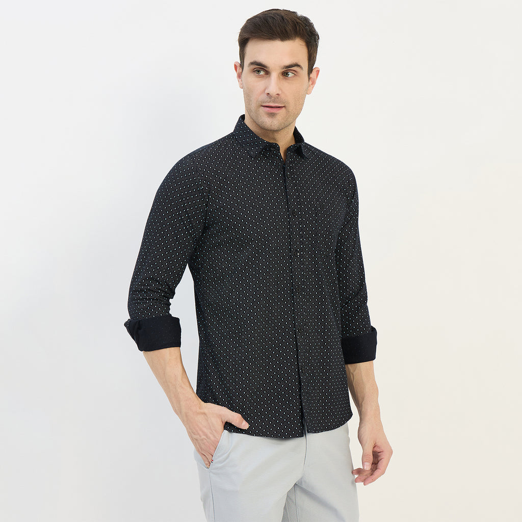 Duke Urban Men Full Sleeve Cotton Shirt (SDO8PRBA)
