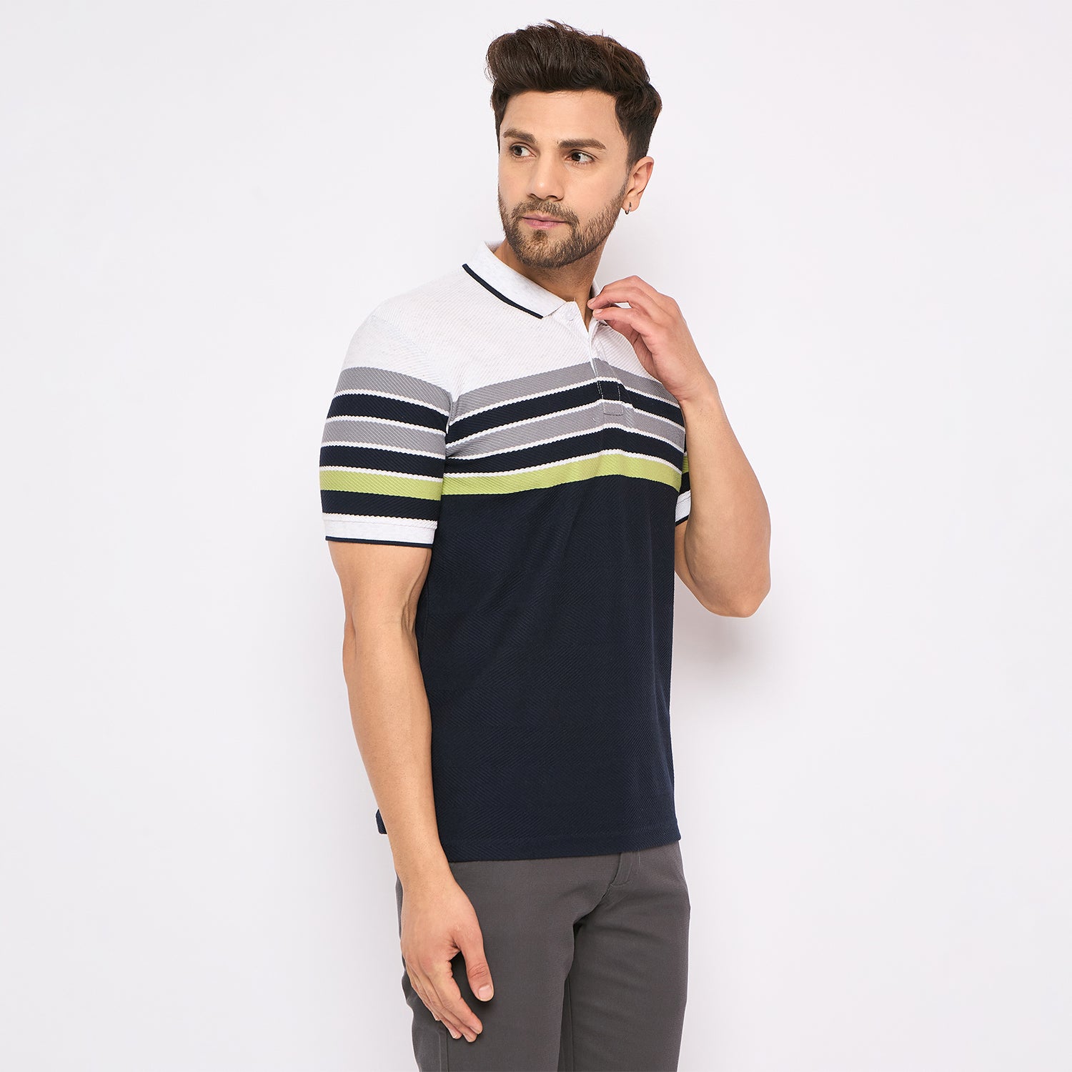 Duke Urban Men Half Sleeve Cotton T-shirt (LF7215)