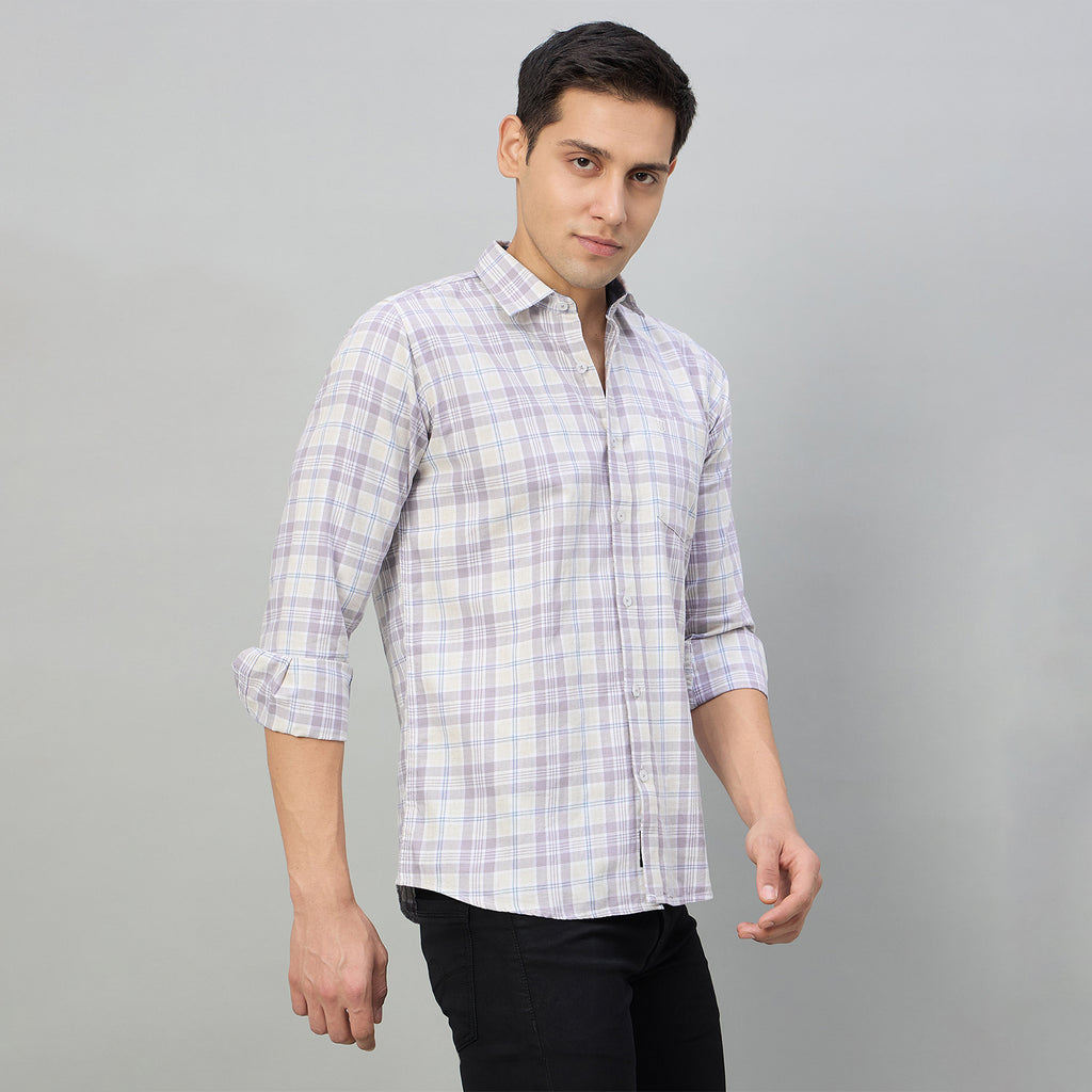Duke Men Slim Fit Full Sleeve Short Style Cotton Shirt (SDO8CKBP)