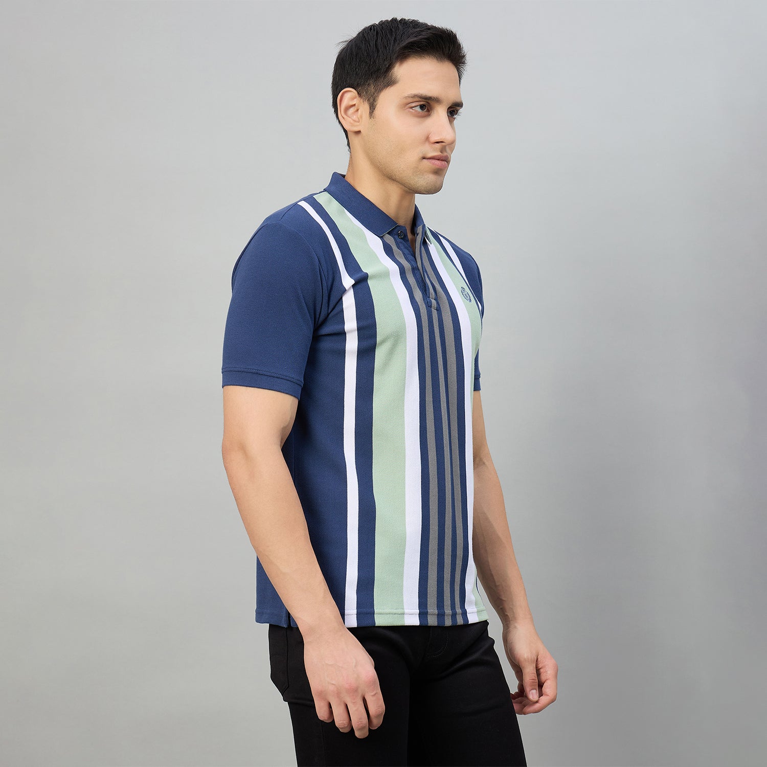 Duke Men Half Sleeve Cotton Regualr Fit Casual T-shirt (LF7913)