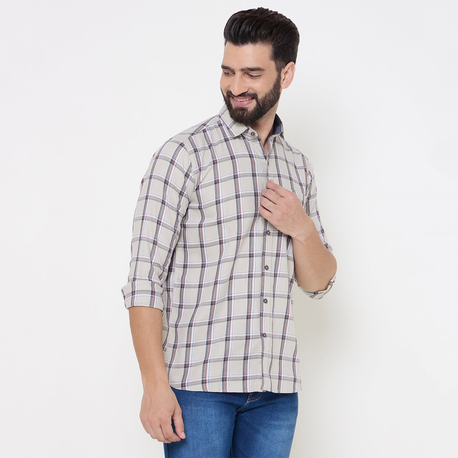 Duke Urban Men Full Sleeve Cotton Shirt (SDO8CKE)