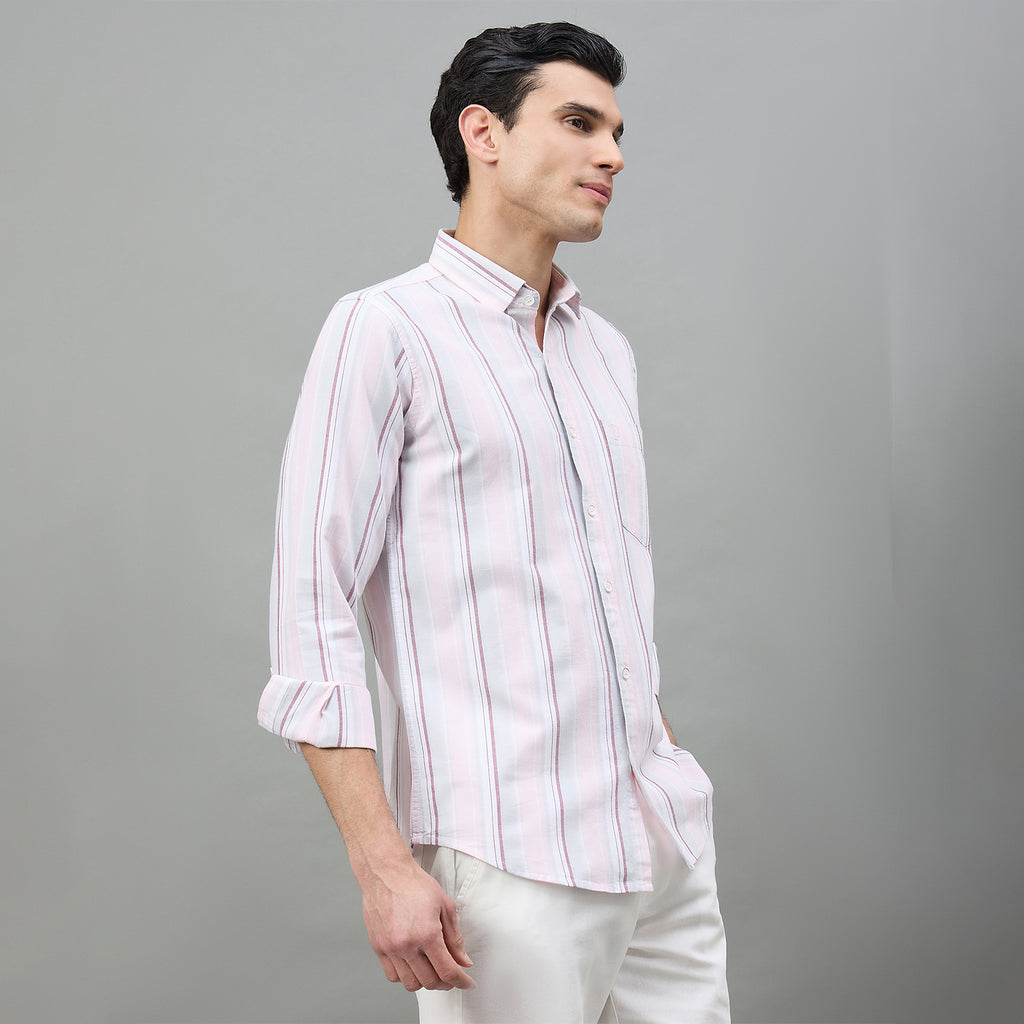 Duke Urban Men Checkered Pure Cotton Slim Fit Casual Full Sleeve Shirt (SDO9STF)