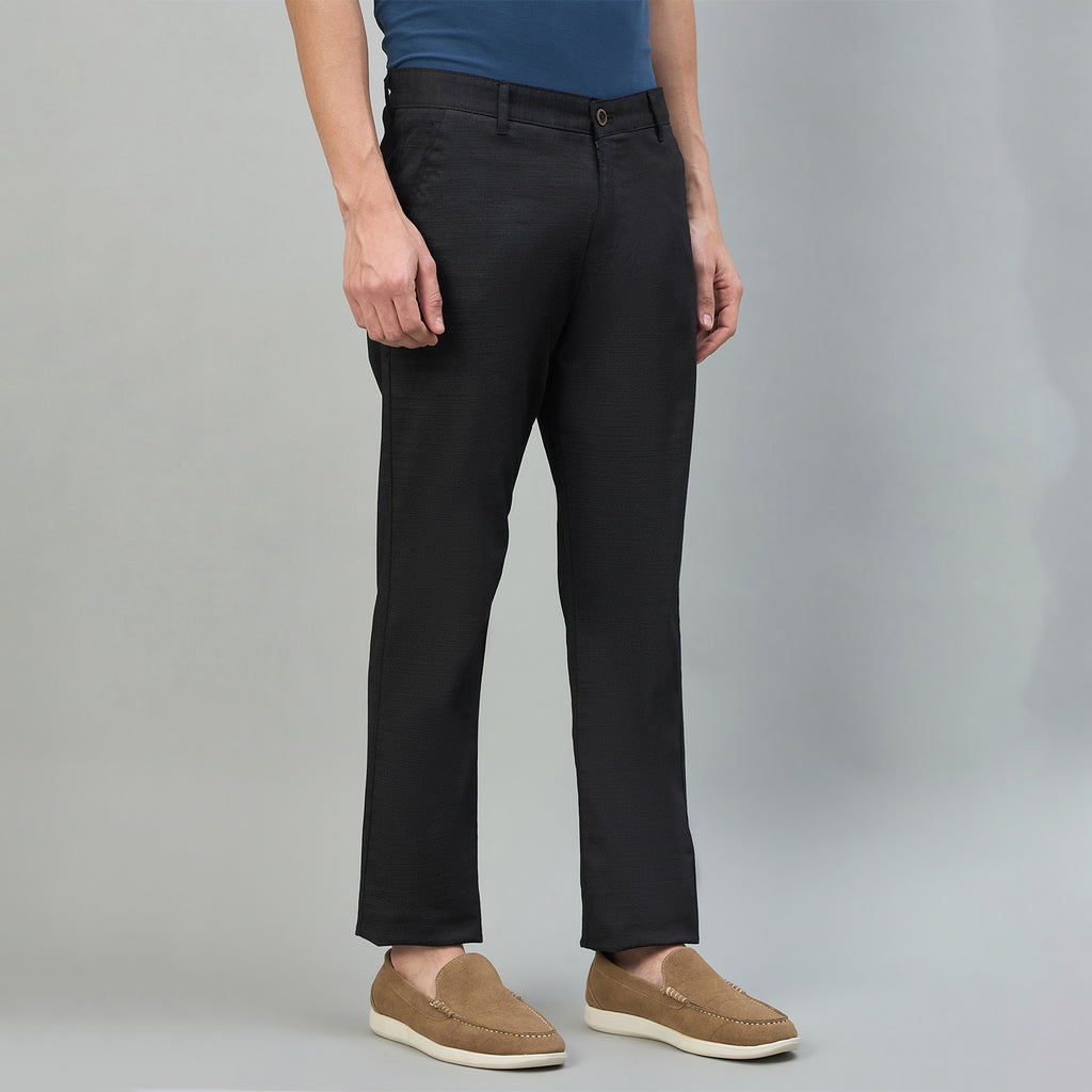 Duke Urban Men Flatfront Narrowfit Non-denim Casual Trouser (SDT4646)