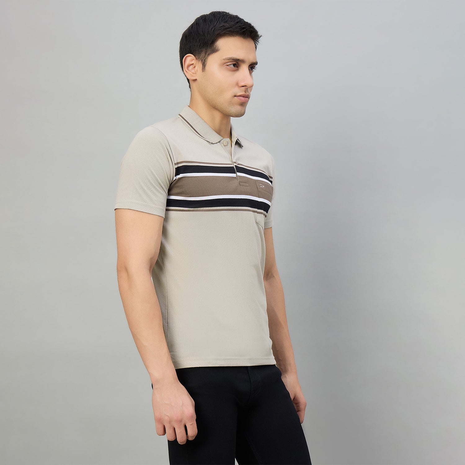 Duke Men Half Sleeve Cotton Regualr Fit Casual T-shirt (MLF1172)