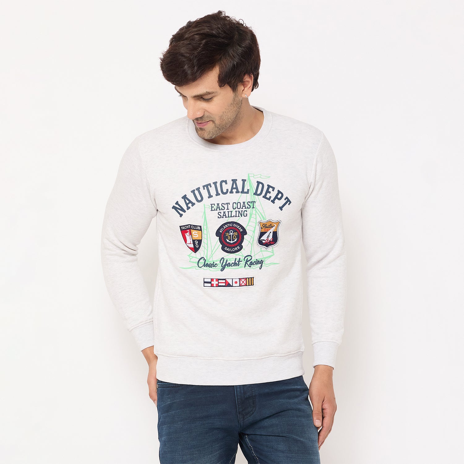 Duke Urban Men Printed Sweatshirt (LF6285)