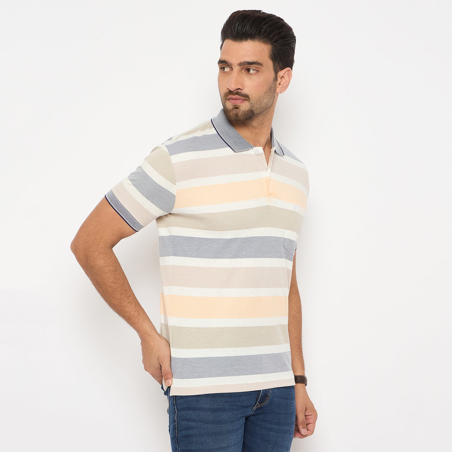 Duke Urban Men Half Sleeve Cotton Tshirt (LF7350)