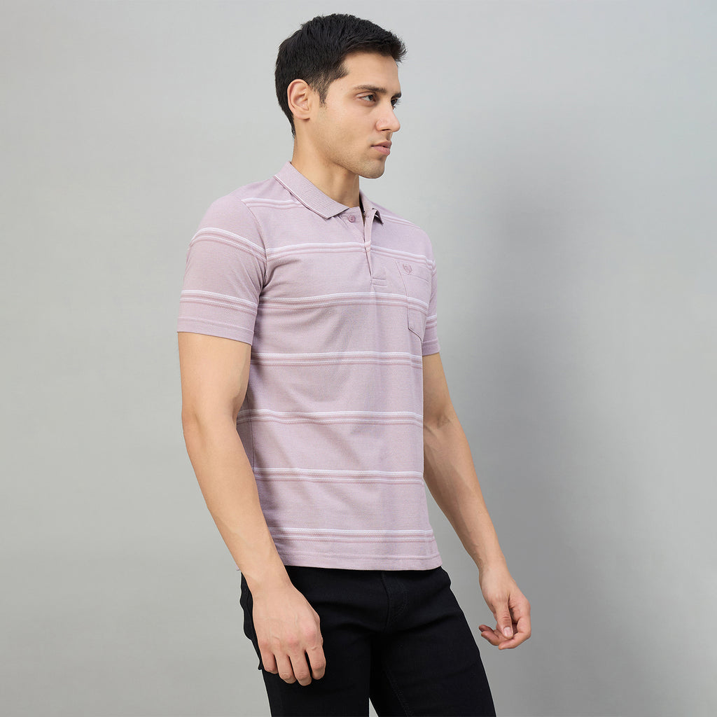 Duke Men Half Sleeve Cotton Regular Fit Casual T-shirt (LF7985)