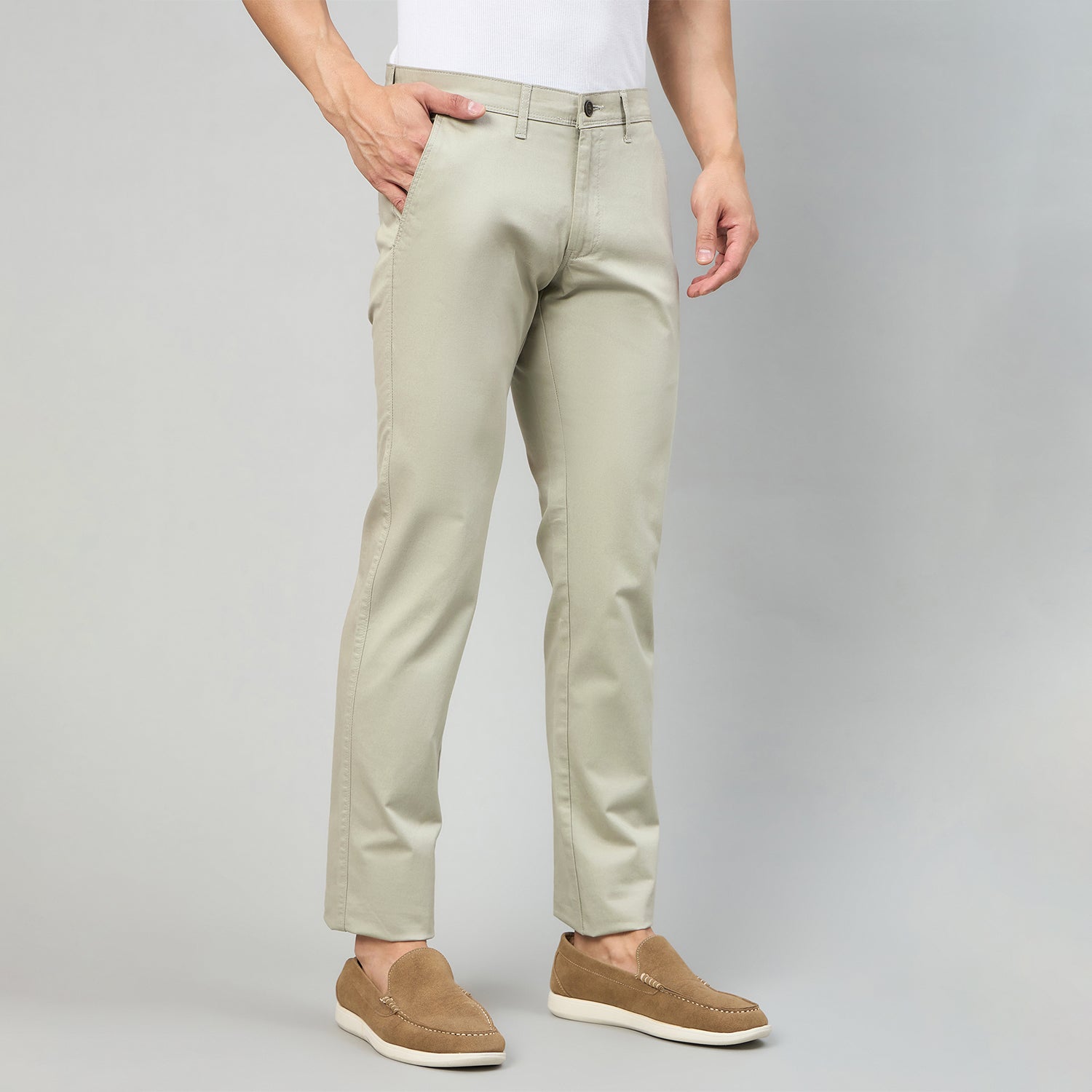 Duke Men Narrow fit Casual Chinos Trouser (SDT4696)