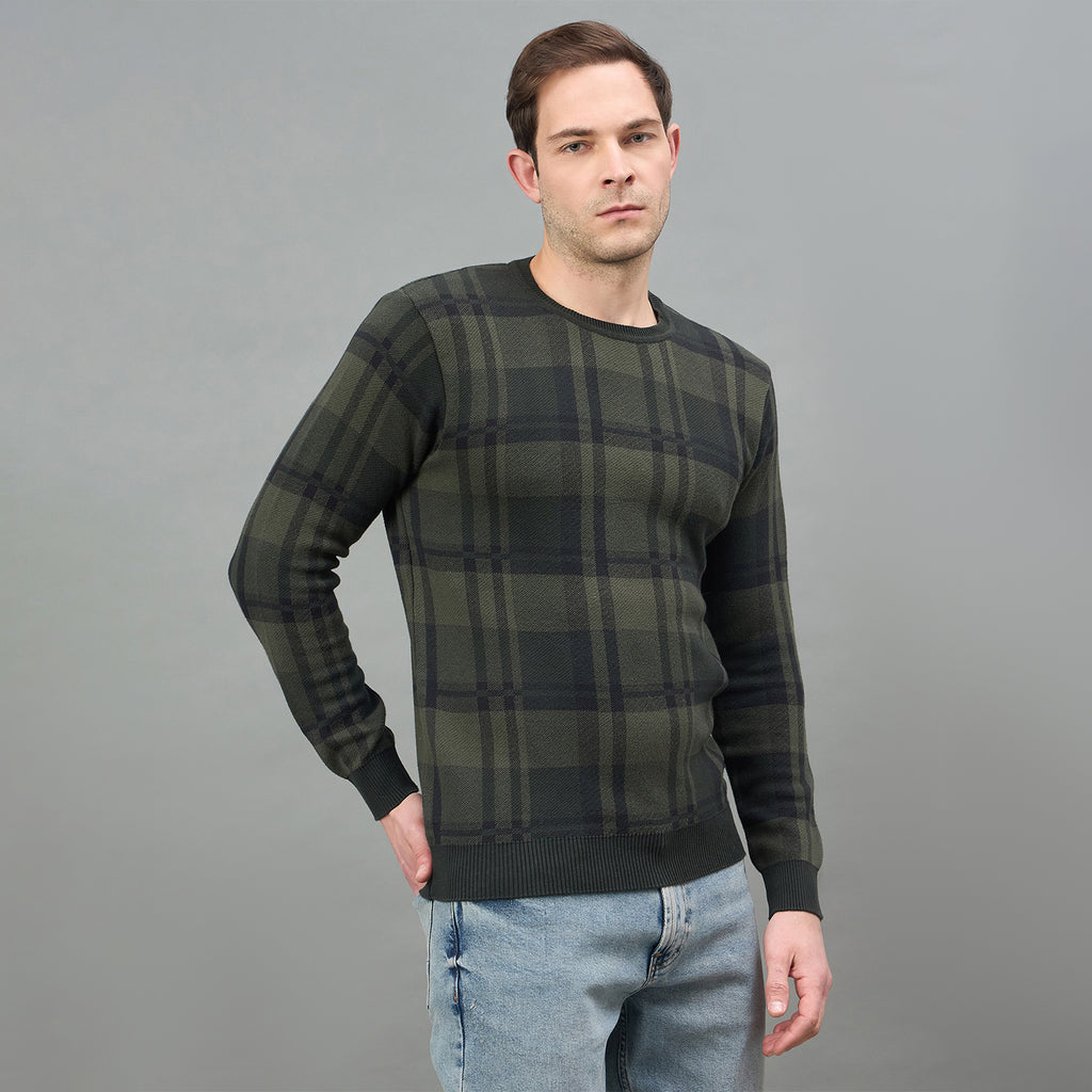 Duke Urban Men Full Sleeve Round Neck Regular Sweater (SDS2181)
