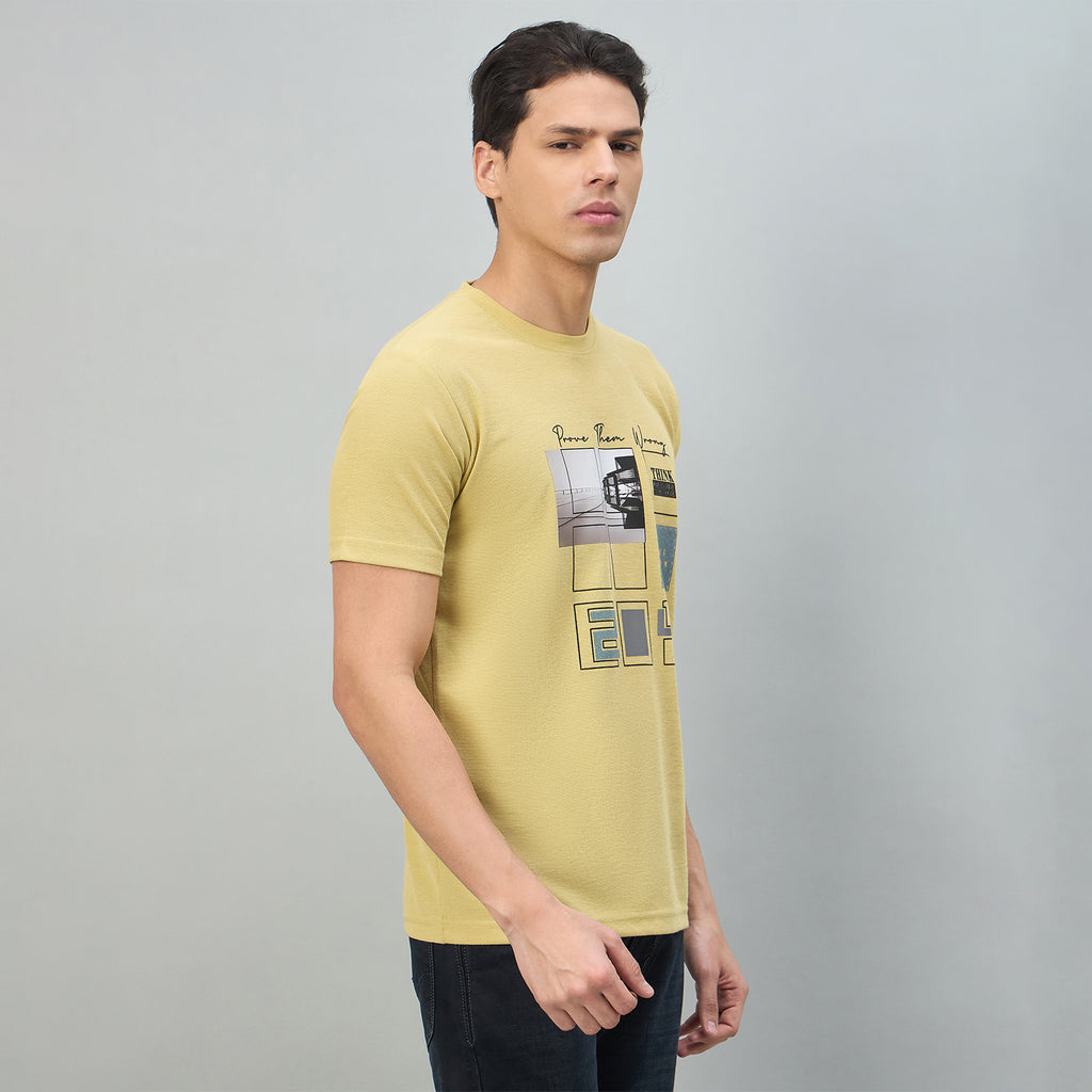 Duke Urban Men Graphic Print Half Sleeve Round Neck Casual Tshirt (LF7501)