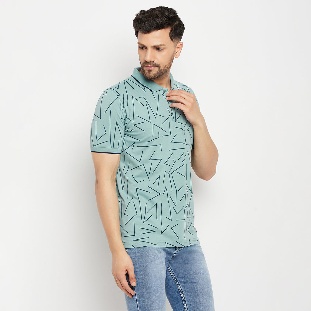 Duke Stardust Men Half Sleeve Polo Neck Cotton T-shirt (1142)