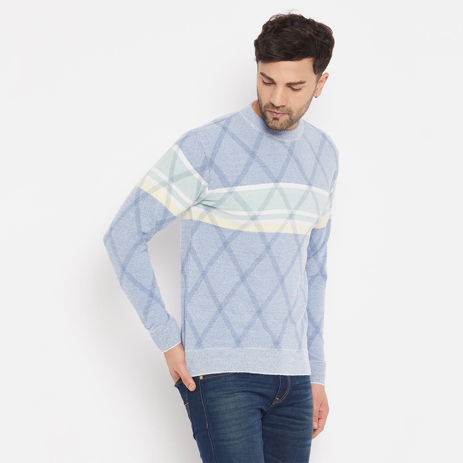 Duke Urban Men Full Sleeve Round Neck Pullover (SDS2105)