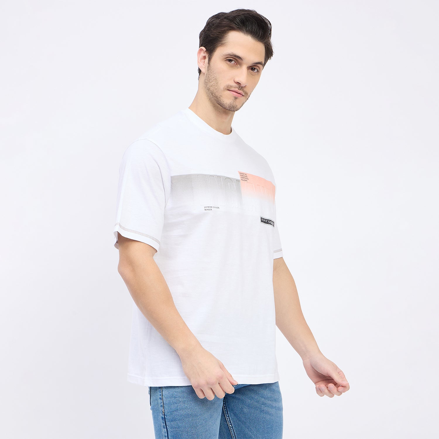 Duke Urban Men Half Sleeve Cotton T-shirt (LF7235)