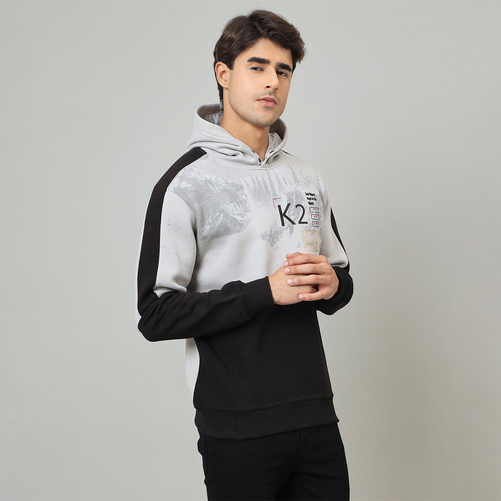 Duke Urban Men Hooded Regular Sweatshirt (LF6354)