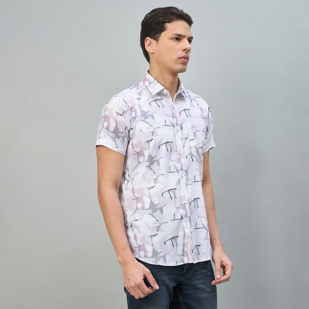 Duke Urban Men Half Sleeve Cotton Shirt (SDO2PRN)