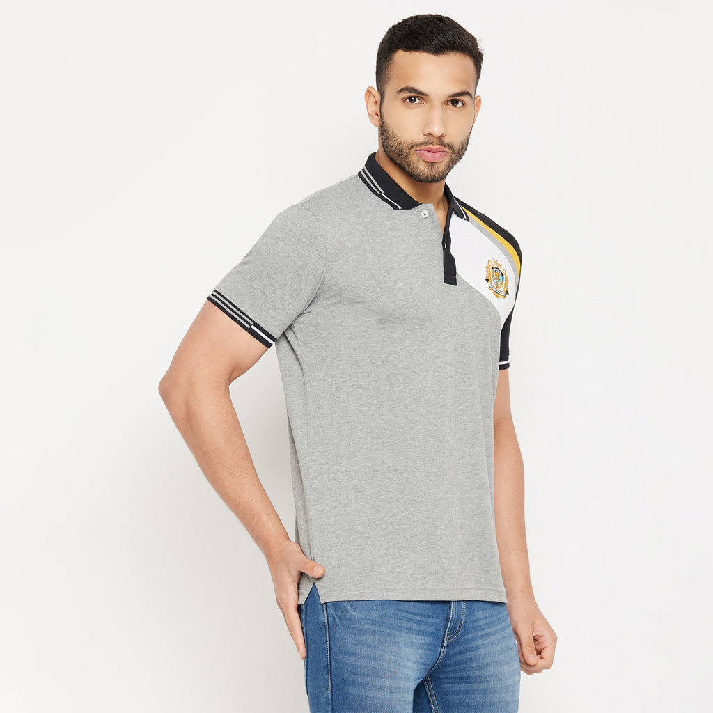 Duke Stardust Men Half Sleeve Polo Neck Cotton T-shirt (4006)