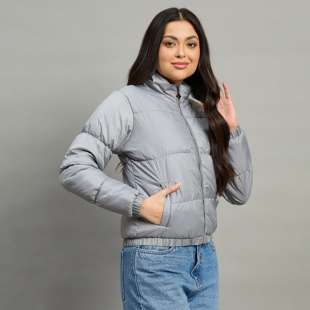 Duke Urban Women High Neck Full Sleeve Jacket (SDZ4024N)