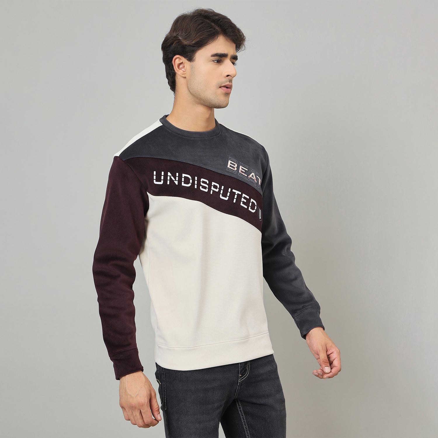 Duke Urban Men Round Neck Regular Sweatshirt (LF6442)