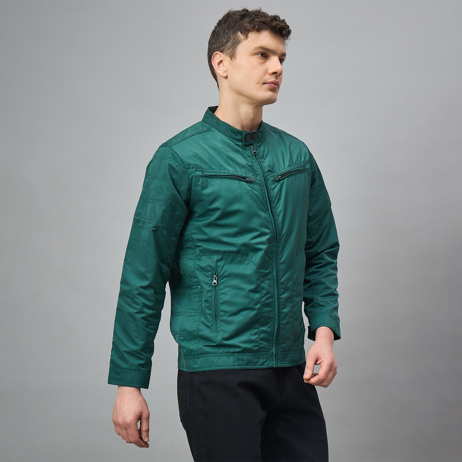 Duke Urban Men Full Sleeve Regular Bomber Jacket (SDZ3096)