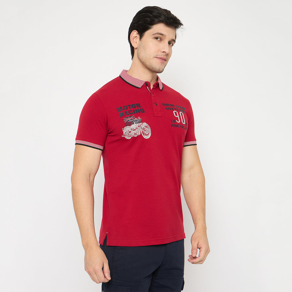 Duke Urban Men Half Sleeve Cotton Tshirt (LF7490)