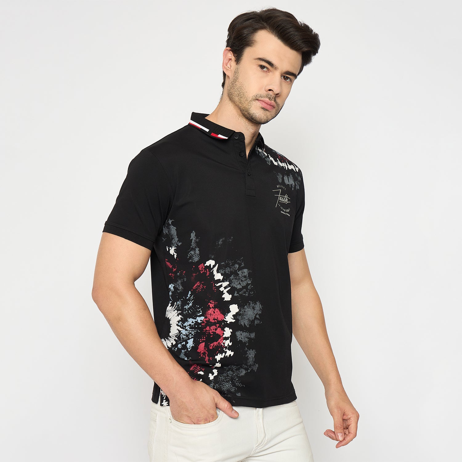Duke Urban Men Half Sleeve Cotton Tshirt (LF7453)