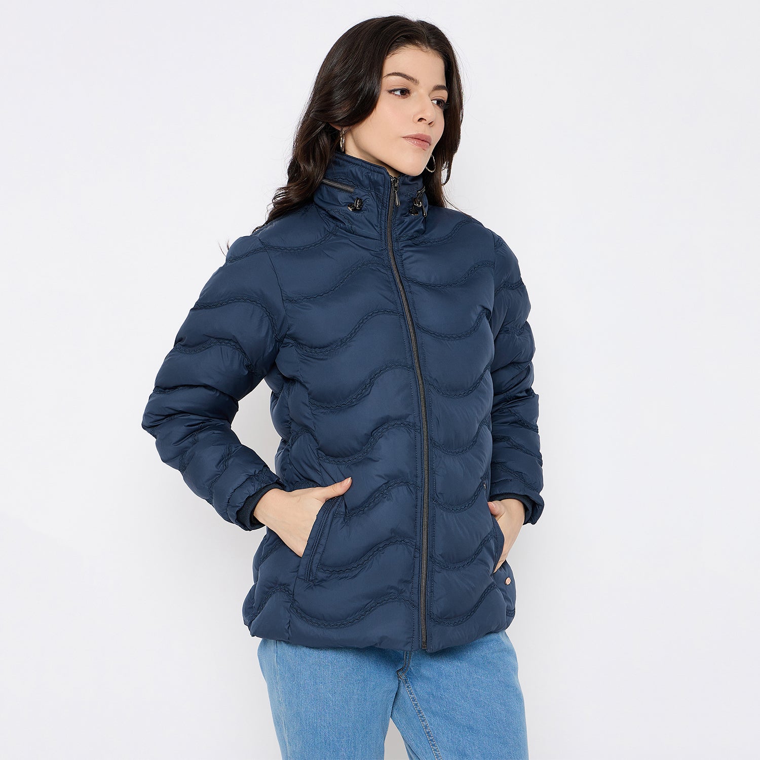 Duke Urban Women Full Sleeve Padded Jacket (SDZ4117)