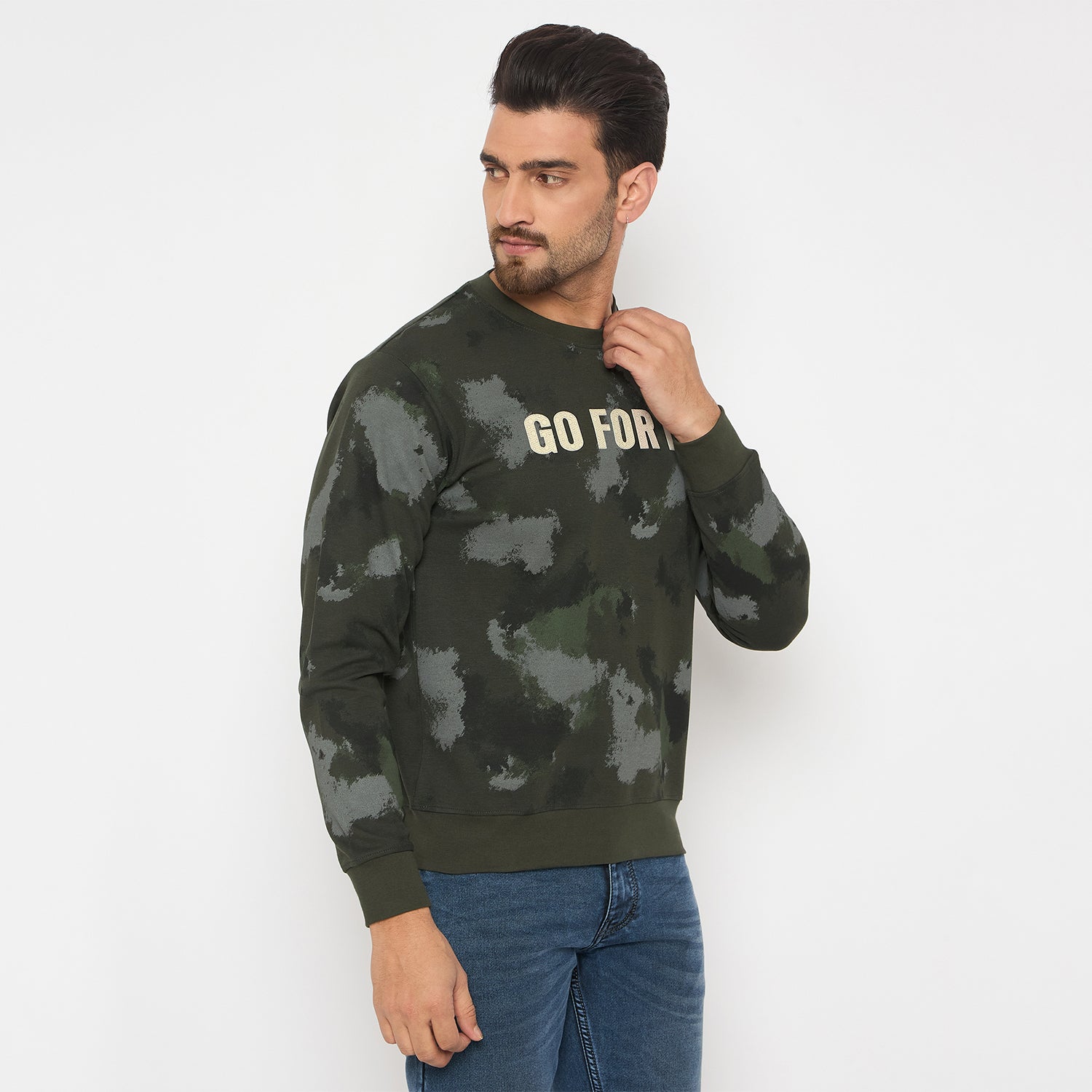 Duke Urban Men Full Sleeve Round Neck Sweatshirt (LF6389)