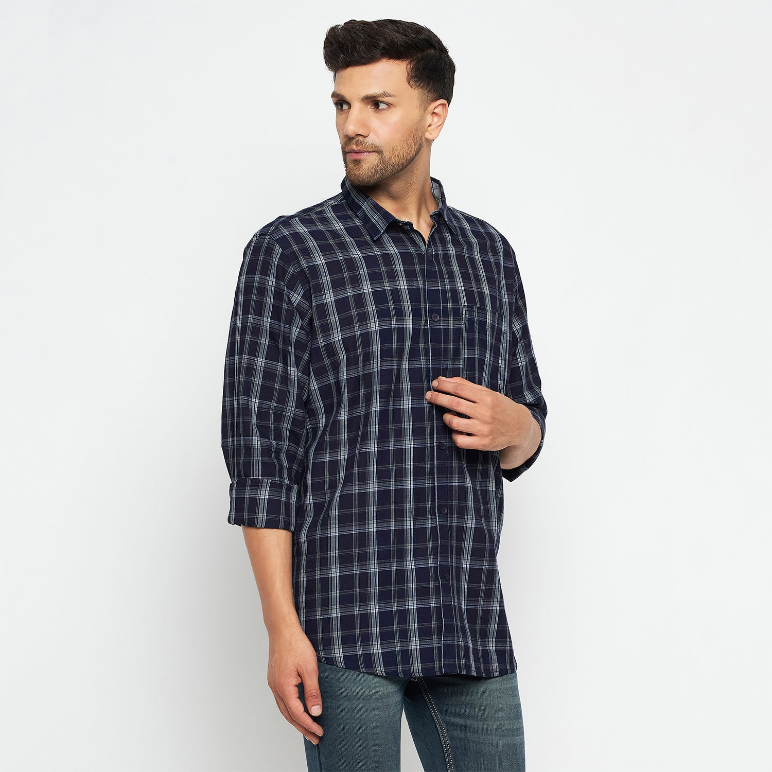 Duke Stardust Men Full Sleeve Cotton Shirts (SDO7ACK)