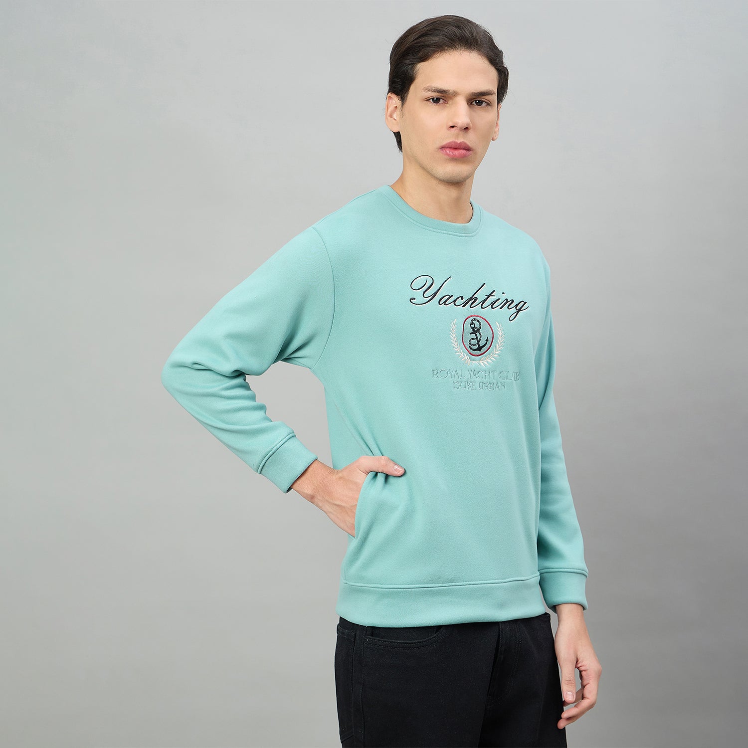 Duke Urban Men Round Neck Full Sleeve Regular Sweatshirt (LF6496)