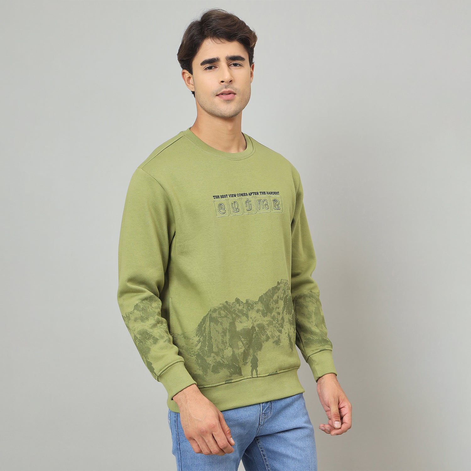 Duke Urban Men Round Neck Regular Sweatshirt (LF6348)
