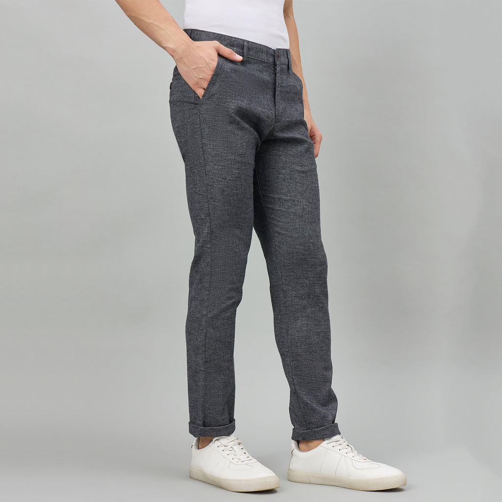 Duke Men Flatfront Narrow fit Casual Chinos Trouser (SDT4653)
