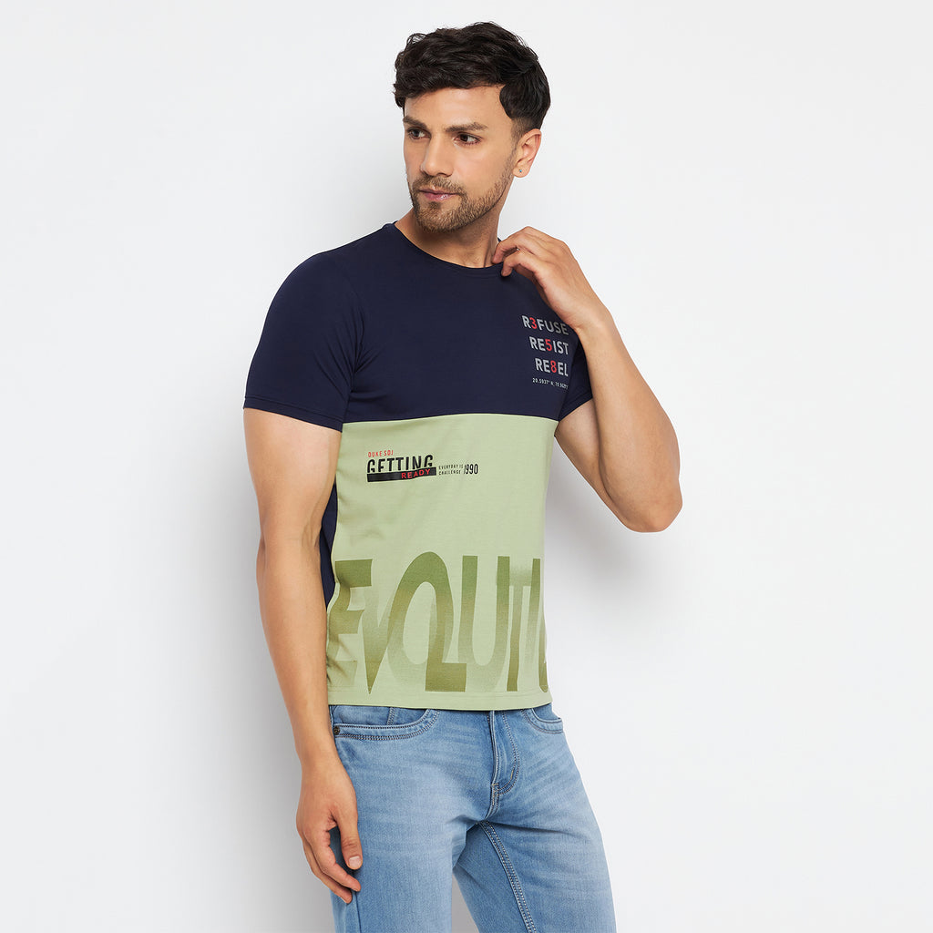 Duke Stardust Men Round Neck Half Sleeve Cotton T-shirt (LF5750)