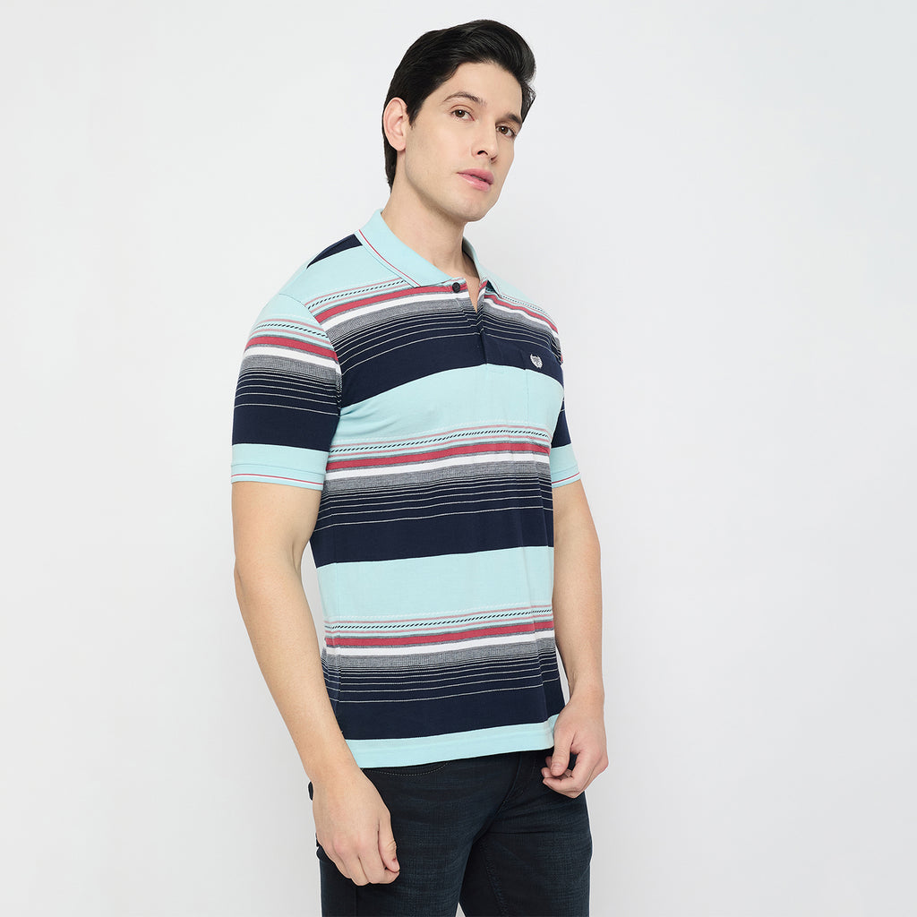Duke Urban Men Half Sleeve Cotton Polo Tshirt (LF7384)